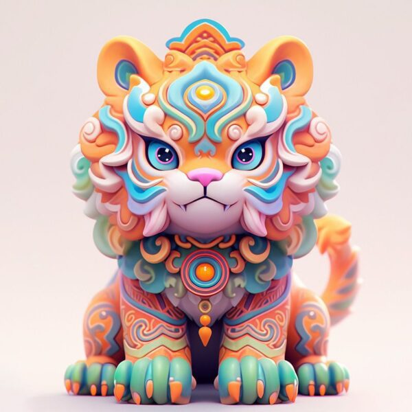 Creative Zodiac :Tiger - 12cm