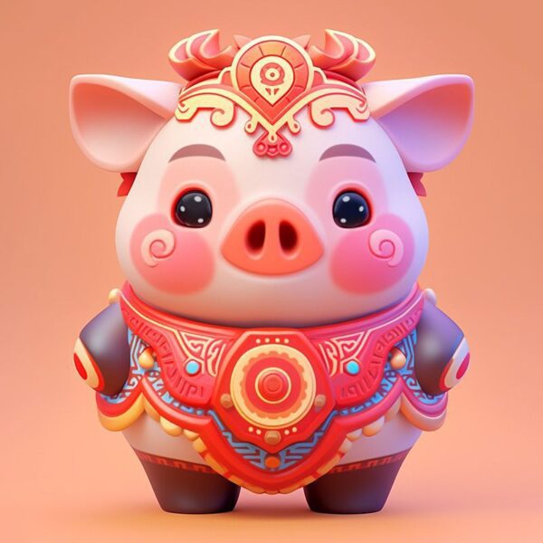 Creative Zodiac : Pig - 12cm