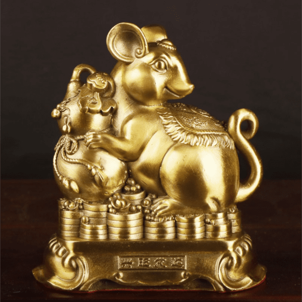 Brass Decoration: Zodiac - Rat - 9cm*5cm*11cm