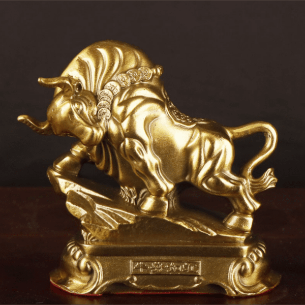 Brass Decoration: Zodiac - Ox - 12cm*8cm*15cm
