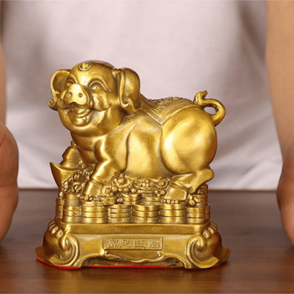Brass Decoration: Zodiac - Pig - 25.5cm*14cm*27.5cm