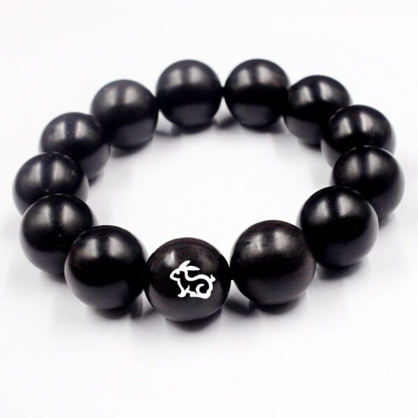 Ebony Bracelet - Rabbit, 18mm