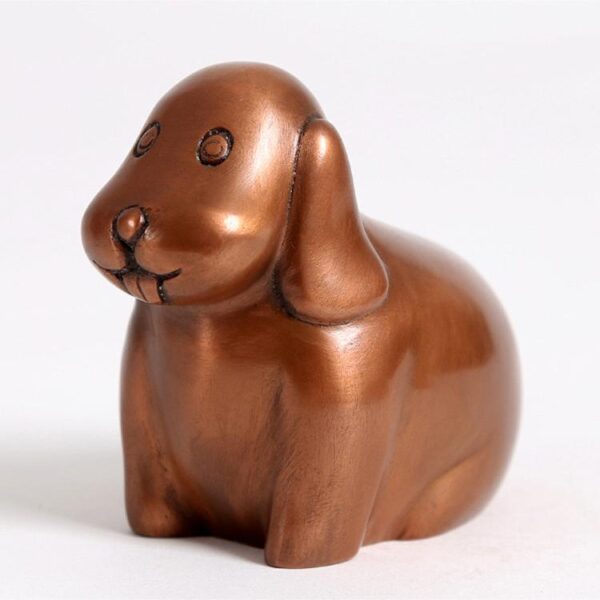 Ancient red copper decoration: zodiac - dog