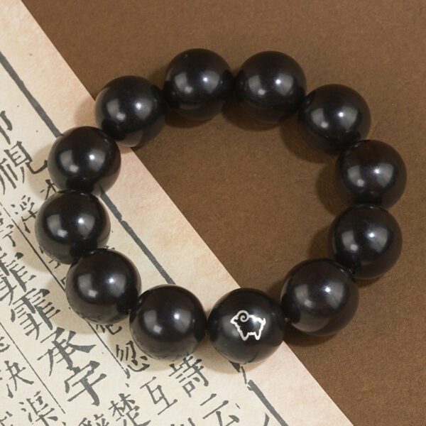 Ebony Bracelet - Goat, 15mm