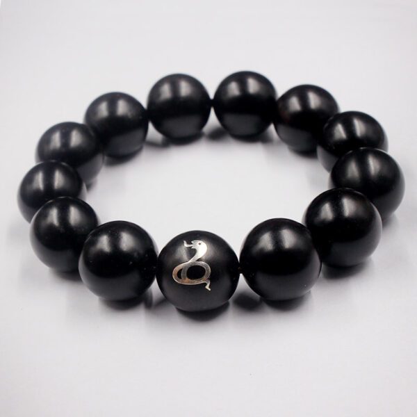 Ebony Bracelet - Snake, 12mm