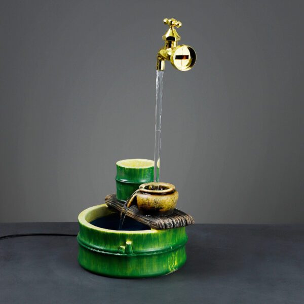 Faucet Small Wigwam Running Water Suspended Fish Tank Ornaments