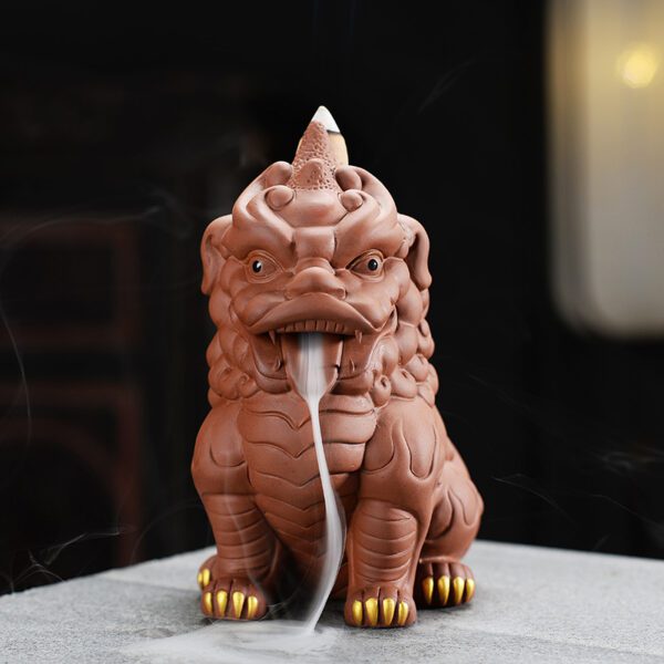 Pixiu Pouring Incense Burner To Attract Wealth And Calm The House Creative Ornaments - Female