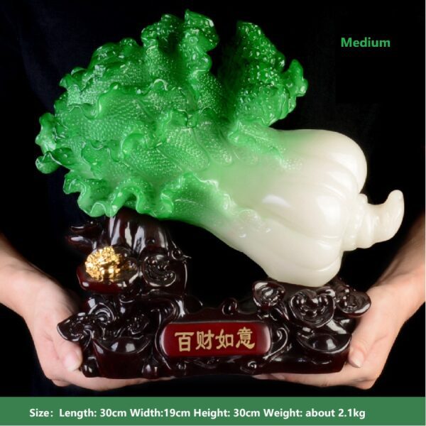 Cabbage Feng Shui Ornaments - Medium