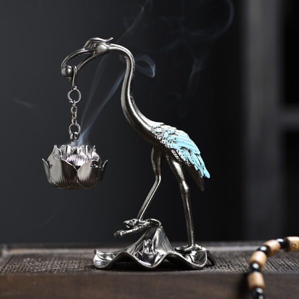 Crane Hanging Incense Burner
