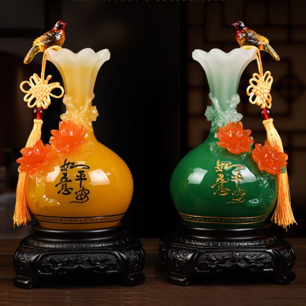 Ruyi peace vase decoration - Large