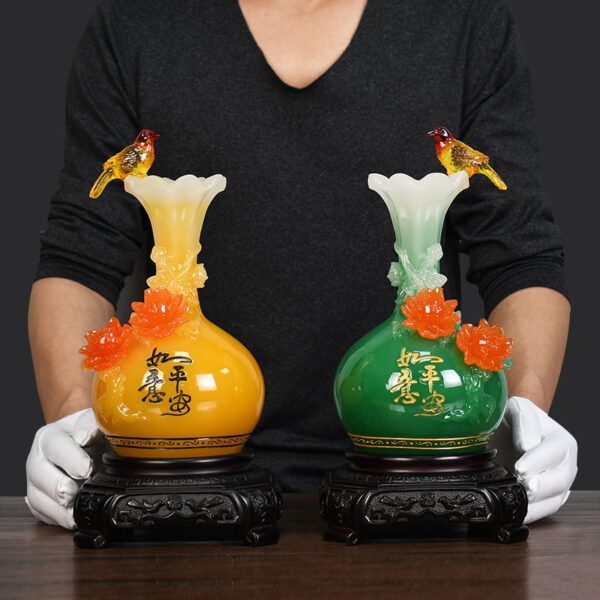 Ruyi peace vase decoration