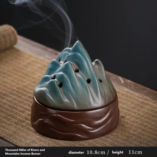 Ceramic A Thousand Li Of Jiangshan Incense Burner