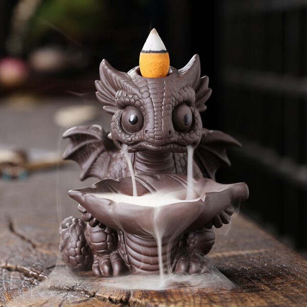 Dinosaur Reversing Incense Burner