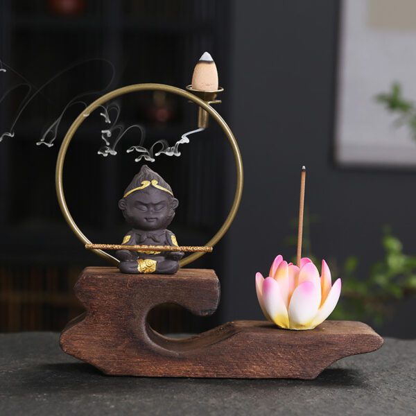 The Monkey King Ornaments Plate Incense Pouring Incense Burner