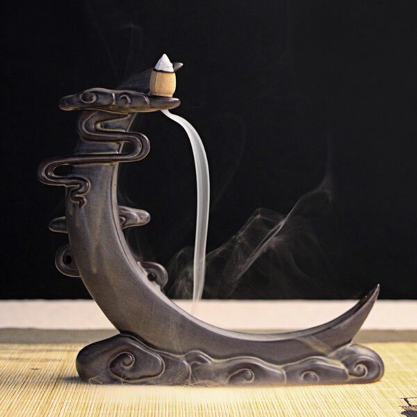 The First Quarter Moon Inverted Incense Burner