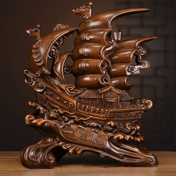Smooth Sailing Ornaments - Wood grain color, Extra Large