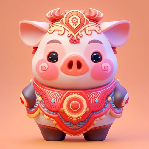Creative Zodiac - Pig, 12cm